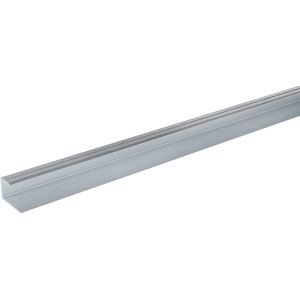 Einschubprofil fit-fix 02, eloxiertes Aluminium, 29x17x900 mm, silberfarben, für Bodenleisten.