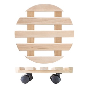 Wagner Pflanzenroller Paletti GH 0318 Holz Ø 30 cm x 8 cm