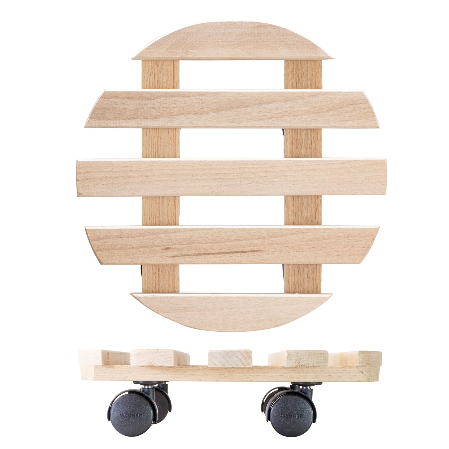 Wagner Pflanzenroller Paletti GH 0318 Holz Ø 30 cm x 8 cm_2