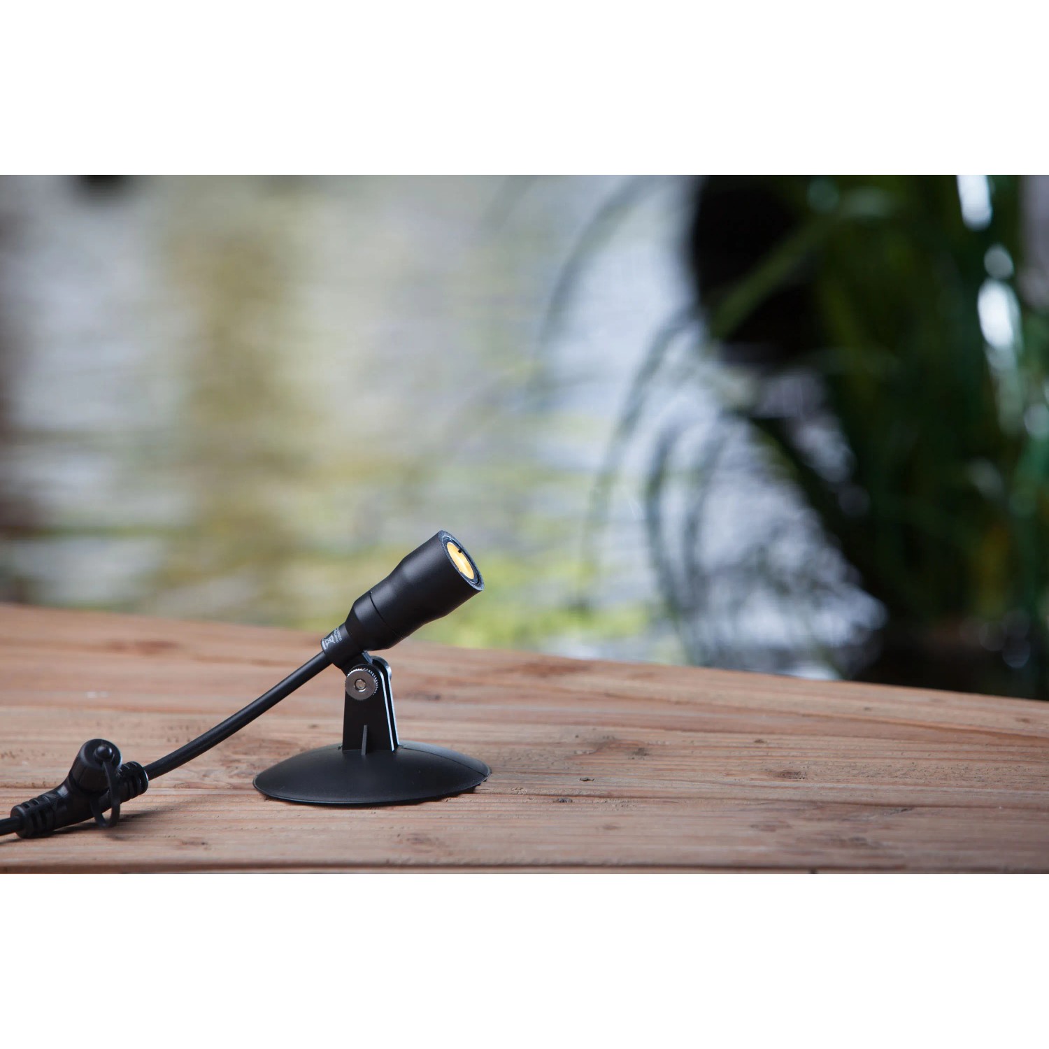 Heissner SMART LIGHT LED-Spot, 1 Watt, warmweiß für Teich, Pool und Garten.