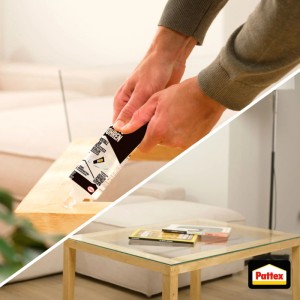 Pattex Montagekleber Kleben Statt Bohren Kristallklar 208 g Transparent