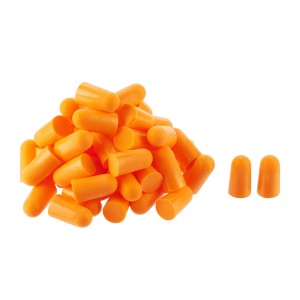 Orange 3M Gehörschutzstöpsel 1100 im Detail, Gehörschutz für Heimwerker und Handwerker.