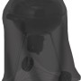 Schwarze Tepro Abdeckhaube für Kugelgrill, Ø 73 cm, schützt vor Witterung.