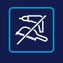 Symbol: tesa® Insect Stop Magnetvorhang Tür – Montage ohne Bohren.