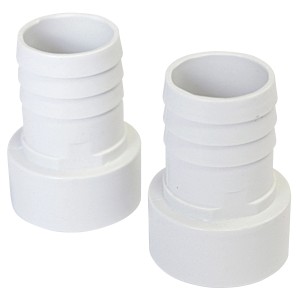 Steinbach Schlauchtüllen, Ø 38 mm, mit Klebeanschluss DA 50 mm, 2er-Pack für Pool Installation.