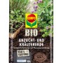 Compo Bio Anzucht- und Kräutererde, torffrei, 10L Sack mit Kräutern und Anzucht.