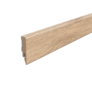 Egger Sockelleiste L490 Kubisch für Fußboden Newbury 6 cm Eiche Hell