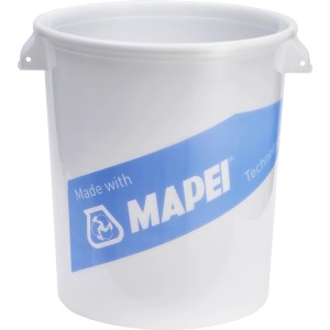Mapei Mörtelkübel, 30 l, weiß, für Fliesenkleber und Spachtelmassen.