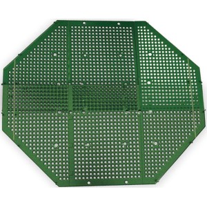 Grünes Juwel Mäusegitter aus Kunststoff für Hochbeete, schützt vor Nagetieren.