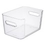 Transparente SmartStore Compact Access Aufbewahrungsbox mit Griffen.