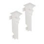 Kosche Innenecken für Kosche Sockelleiste Profi 16 mm x 80 mm Weiß 2 Stück