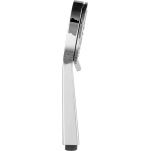 Verchromte baliv Handbrause HBR-100.120, Ø 10 cm, mit 3 Strahlarten für individuelles Duschvergnügen.