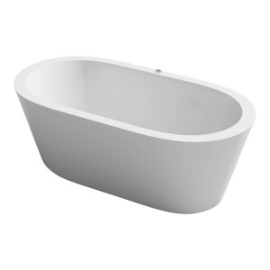 Jet-Line Whirlpool Indoor Spa Badewanne LUCA Weiß 170x80x58 cm Freistehend