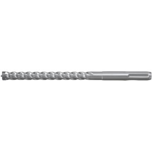 Fischer Betonbohrer SDS Plus Quattric II 10/100/165 mm, geeignet für Beton, Stein und Mauerwerk.