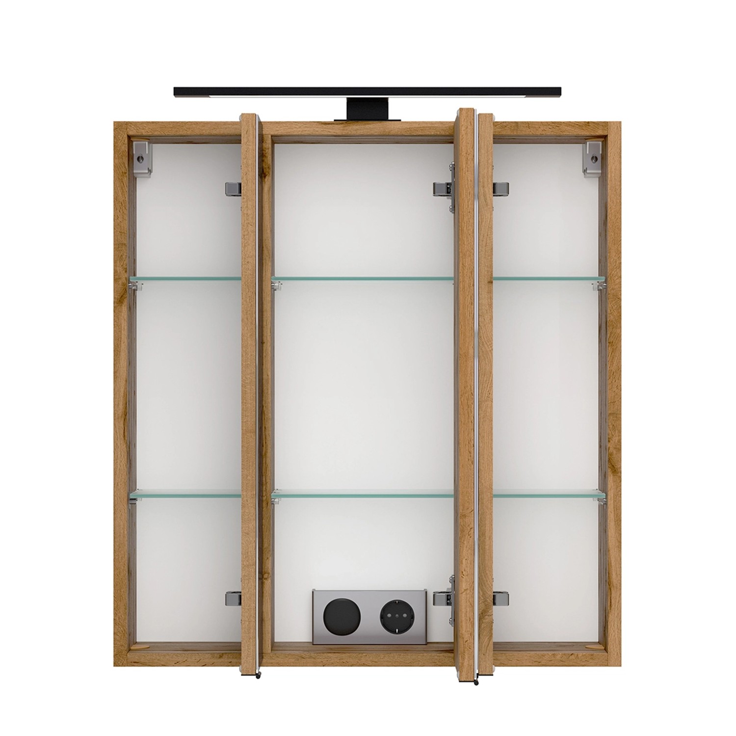 Held Möbel Unterbecken-Set 200 x 60 x 35 cm Wildeiche 2 Türen 2-tlg._6