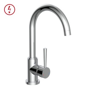 Schütte Niederdruck Spültischarmatur Cornwall, Chrom, Einhebelmischer für drucklose Geräte.