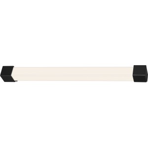 Schwarze Briloner LED-Spiegelleuchte Aciotis, 8W, neutralweißes Licht für Bad und Spiegel.