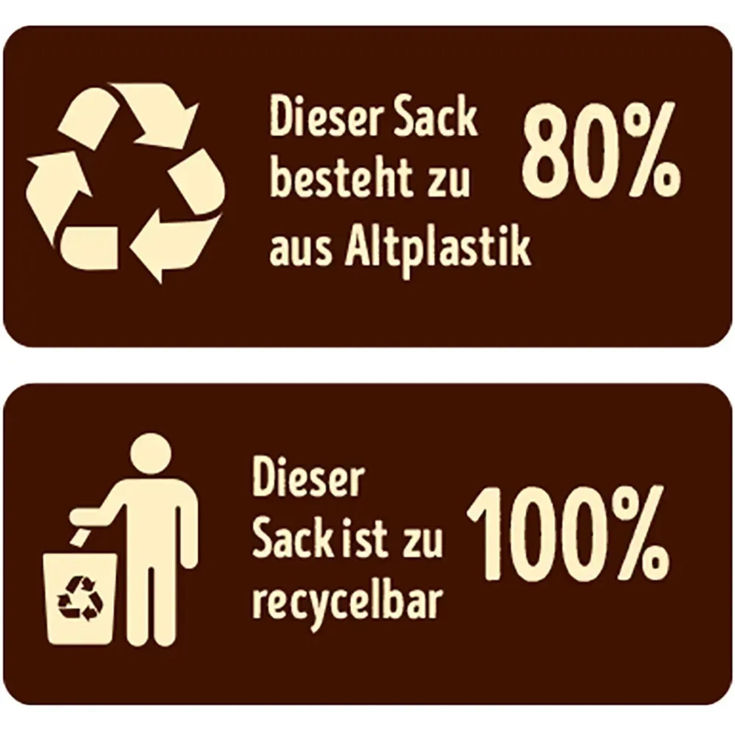 Hinweis zur Nachhaltigkeit der Substral Naturen Tomaten- und Gemüseerde: Sack aus 80% Altplastik, 100% recycelbar.