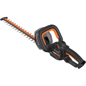 Worx Nitro Akku-Heckenschere WG263E.9 mit 57cm Schwertlänge, schwarz/orange.
