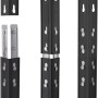 Detailaufnahme: Anthrazitfarbenes Ar Shelving Schwerlast Steckregal Rivet XXL, Stecksystem, Regale & Regalböden.