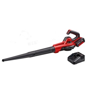 Einhell Akku-Laubbläser GE-UB 18/250 Li E mit Akku und Ladegerät, rot/schwarz.