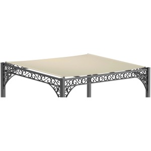 Eleo Sonnensegel 300x200 cm Ecru für Pergola Elba/Ischia, Zubehör für Lauben & Pavillons.