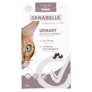 Sanabelle Urinary Katzen-Trockenfutter 2kg zur Entlastung des Harntraktes.