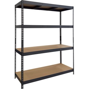 OBI Metall-Schwerlast-Steckregal Expert XXL mit 4 Böden, 200x160x60 cm, ideal für Werkstatt und Keller.