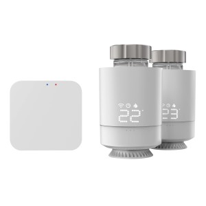 Hama Heizkörperthermostat Starter-Set mit Zentrale für Smart Home Heizungssteuerung.