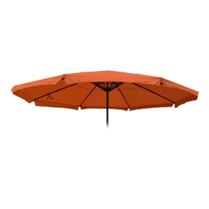 Terracottafarbener Ersatzbezug für MCW Sonnenschirm Carpi Pro, Ø 5m.