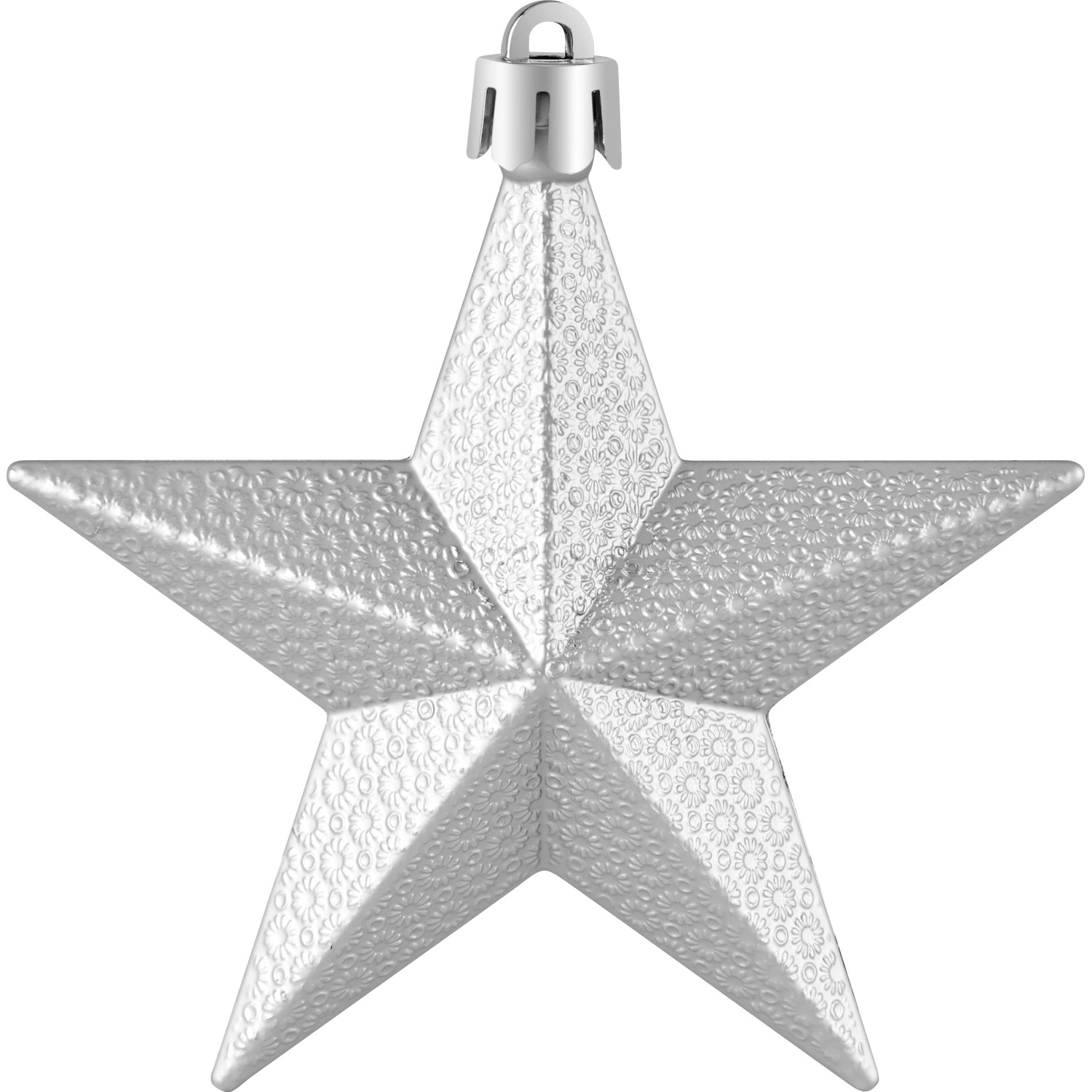 Weihnachts-Deko Stern Silber 3 Stck kaufen bei OBI