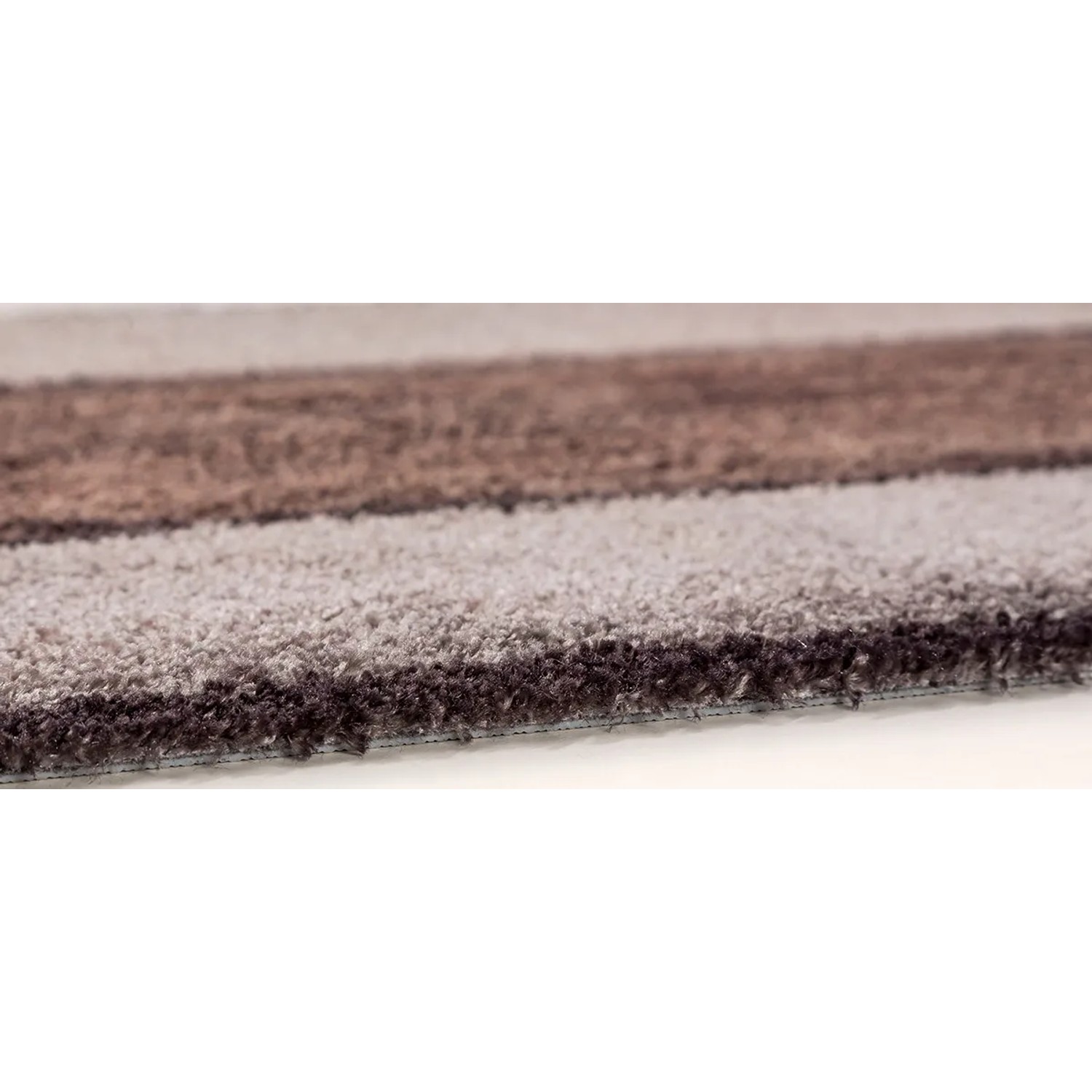 Astra Sauberlaufmatte Pure und Soft, 50x150 cm, Holz Herz Design, Detailaufnahme der Oberfläche.
