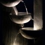 Dobar Design Gartenbrunnen XL Kaskade mit 4 Wasserschalen und LED-Beleuchtung.