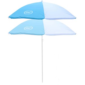 Axi Sonnenschirm, Ø 125 cm, blau-weiß, für Spielgeräte und Picknicktische.