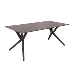 Garden Pleasure Tisch Matera, anthrazit, Beton-Optik, Teil der 5-teiligen Gartenmöbel-Set FSC®