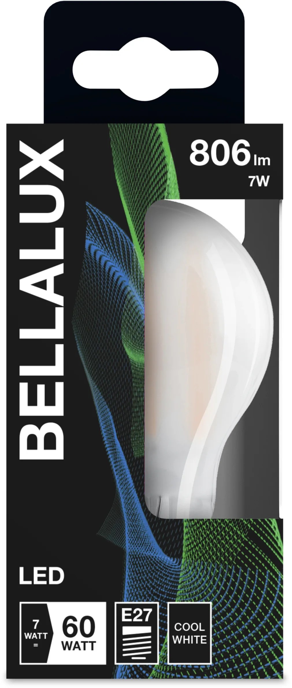 A27BL36 LED Glühbirne, 3 W, E27, Blau – Dekorative Beleuchtung Mit 360° Abstrahlwinkel