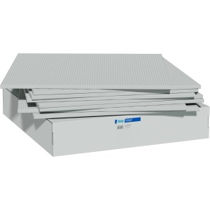 Knauf Akustik-Elemente Cleaneo Go!, 8 Stück, zur Schallabsorption und Verbesserung der Raumakustik.