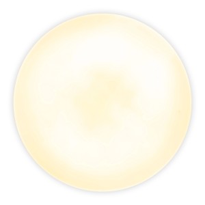 Runde, weiße LED-Deckenleuchte Fontana von Näve mit Bewegungsmelder.