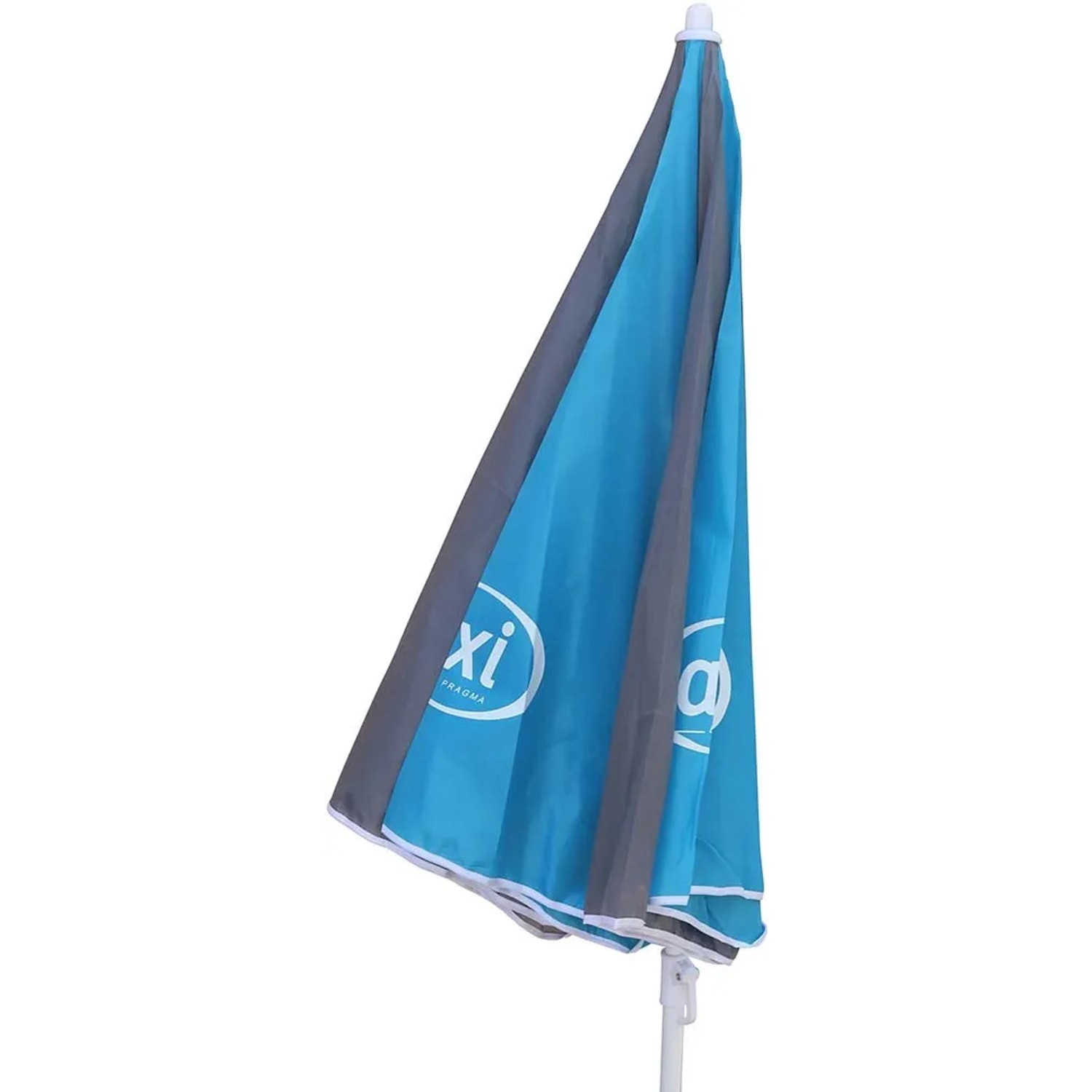 Axi Sonnenschirm, Ø 125 cm, grau-blau, für Spielgeräte und Picknicktische.