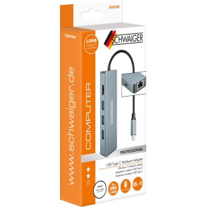 Schwaiger® USB 3.0 HUB kleiner, federleichter und leistungsstarker Datenhub