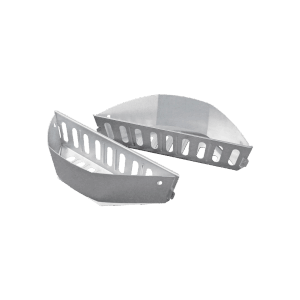 Weber Holzkohlekörbe-Set Silber 2 Stück