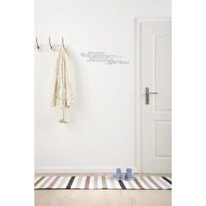 Komar Deko-Sticker Welcome, Wandtattoo mit Willkommensgruß in verschiedenen Sprachen.