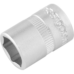 LUX Stecknuss Comfort, Sechskant, 12 mm, aus Chrom-Vanadium Stahl für Knarre.