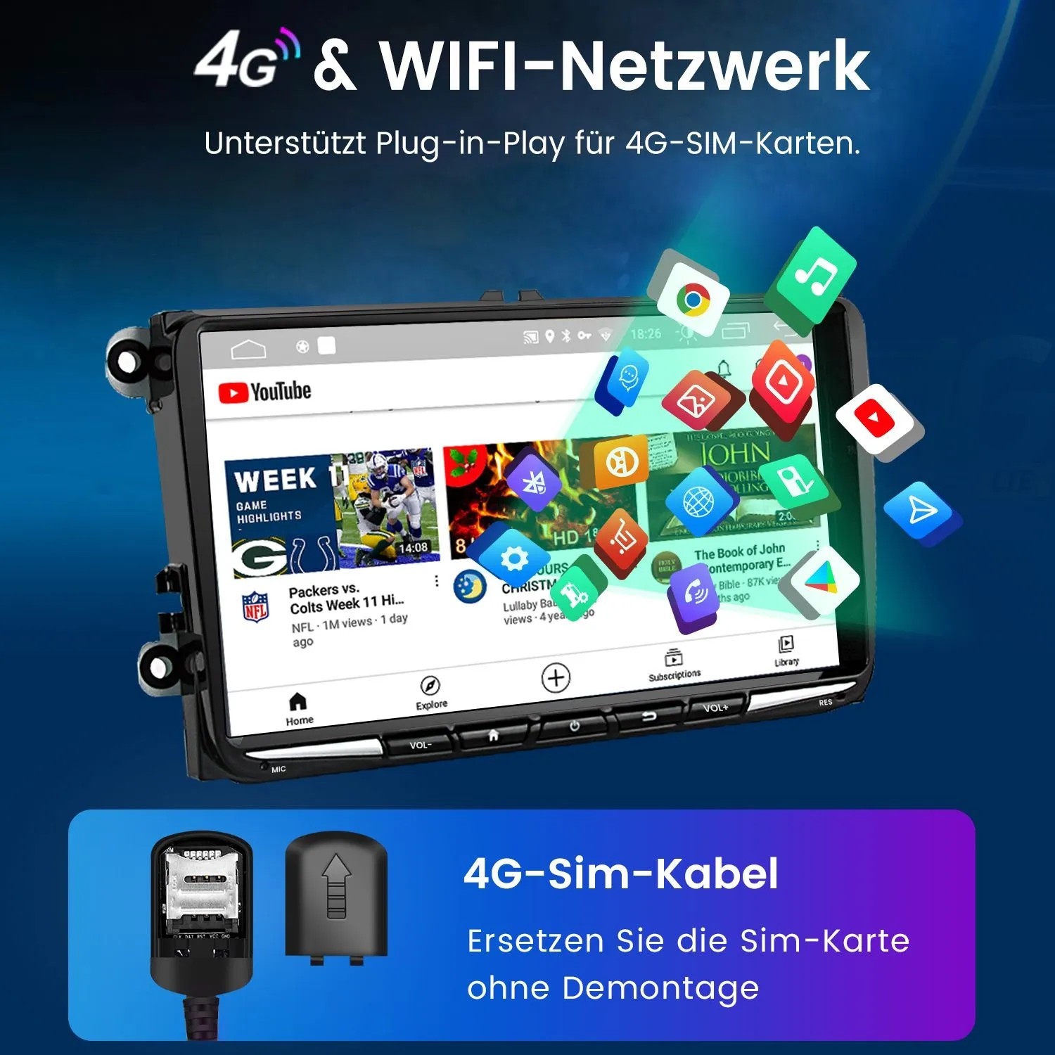 Junsun Autoradio Für Vw Skoda Seat_9