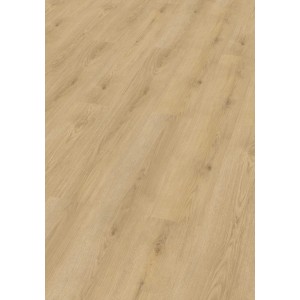Klebe-Vinylboden Lang- und Breitdiele Sandro Oak in heller Eichenoptik. Natürliche Holzmaserung, strapazierfähig.