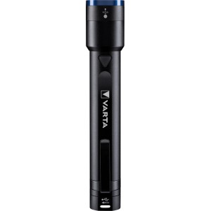 Varta Akku-LED-Taschenlampe Night Cutter F30R, Aluminiumgehäuse, spritzwassergeschützt.