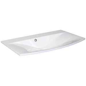 Fackelmann Einbauwaschbecken Lugano, 80 cm, Weiß