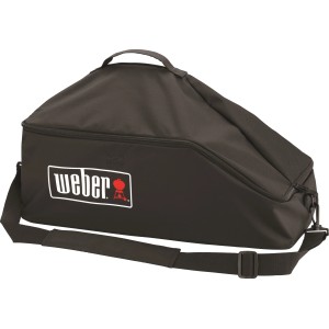 Weber Transporttasche Premium für Go Anywhere Grill, schwarze Tasche mit Tragegurt.