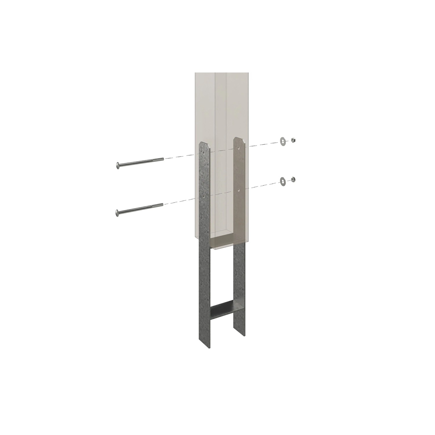 Skan Holz Terrassenüberdachung Siena 434 x 250 cm Leimholz Weiß_3