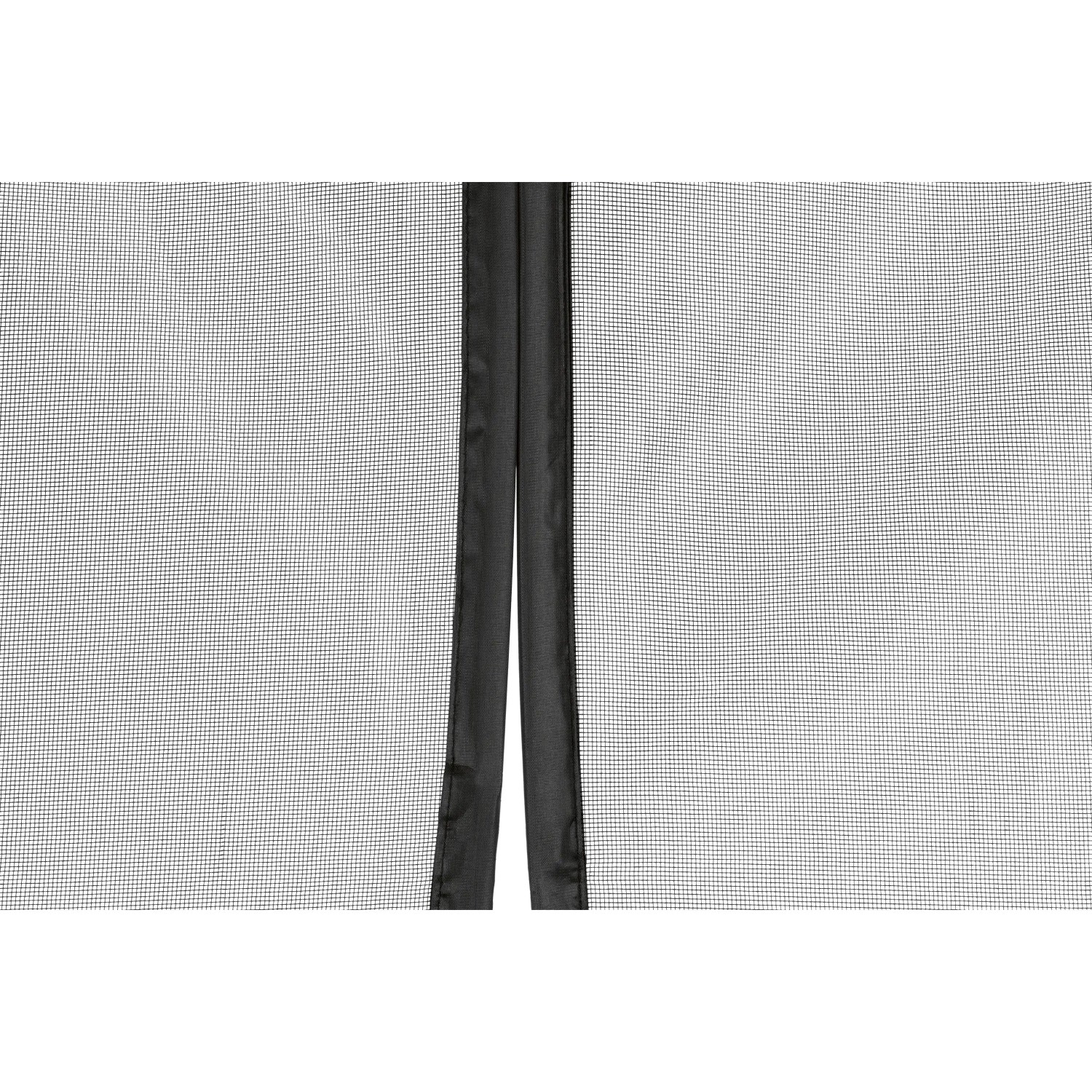 Easymaxx Moskitonetz mit Magnetverschluss für Tür, 100x210 cm, schwarz, Detailansicht.
